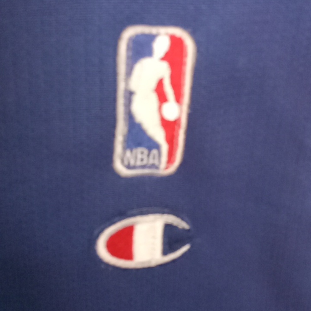 Champion NBA Jersey Size XL Blue and Orange - Picture 2 of 4